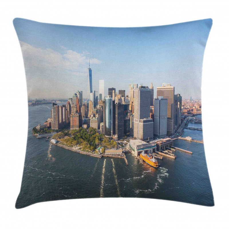 Real Life Aerial View Pillow Cover