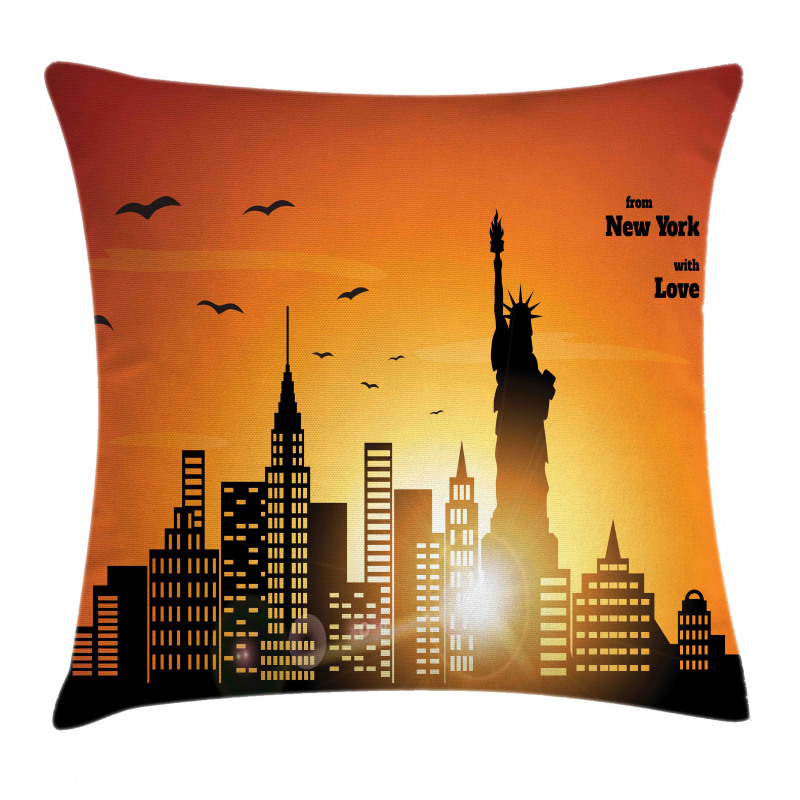 New York with Love Pillow Cover