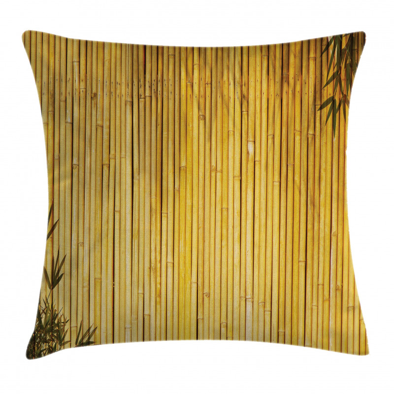 Nature Wood Leaves Stems Pillow Cover