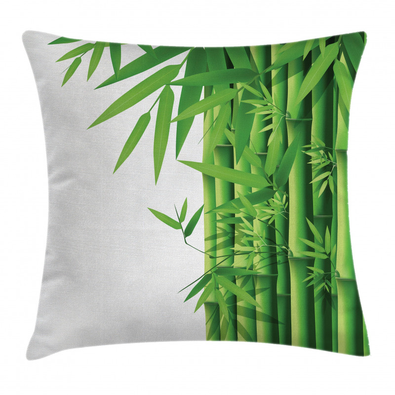 Modern Bamboos Stems Pillow Cover