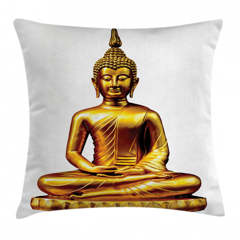 Statue Buildings Oriental Pillow Cover