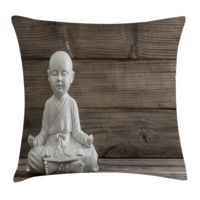 Meditating Asian Baby Pillow Cover