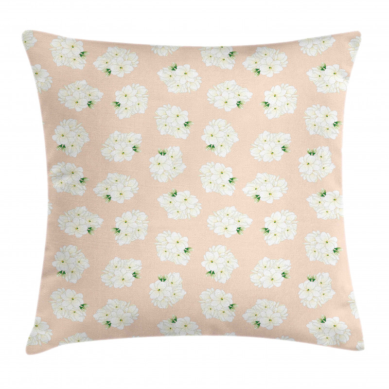 Jasminum Sambac Naive Nature Pillow Cover