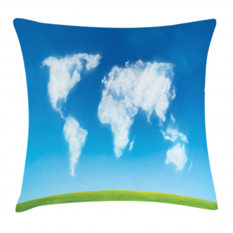 Colored Clouds in Sky Pillow Cover