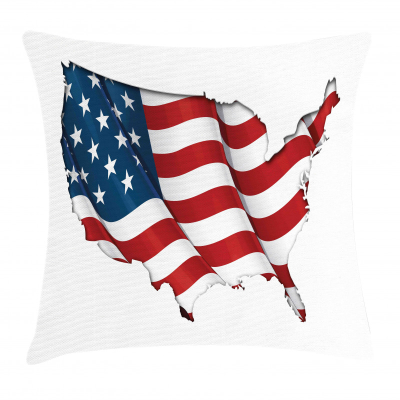 United States Flag Pillow Cover