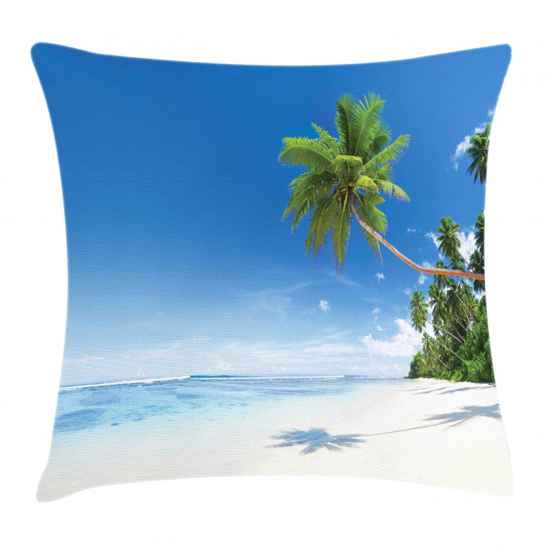 Ocean Summer Palms Pillow Cover