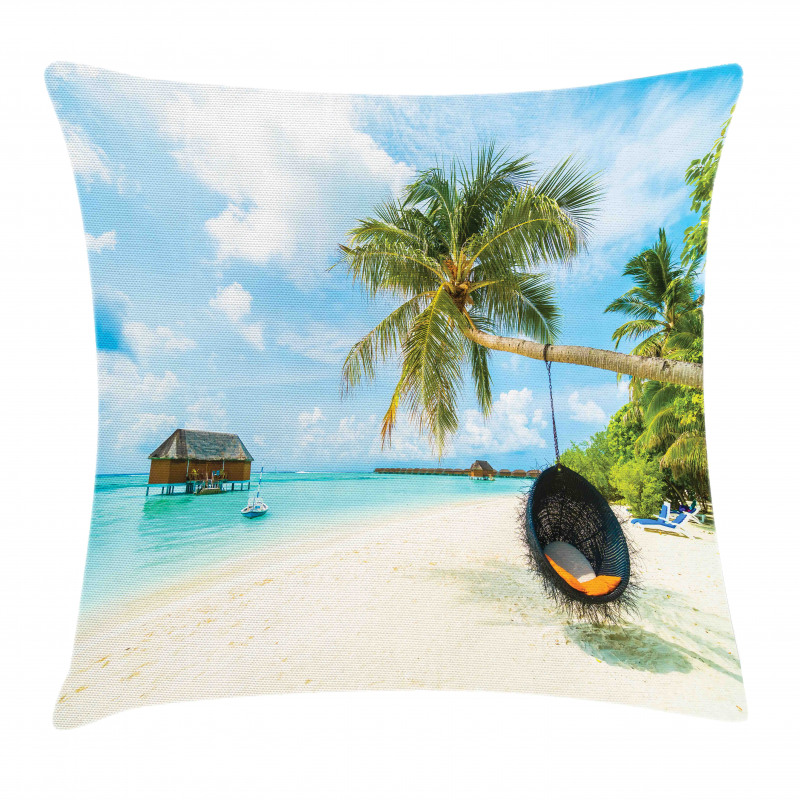 Exotic Maldives Sea Pillow Cover