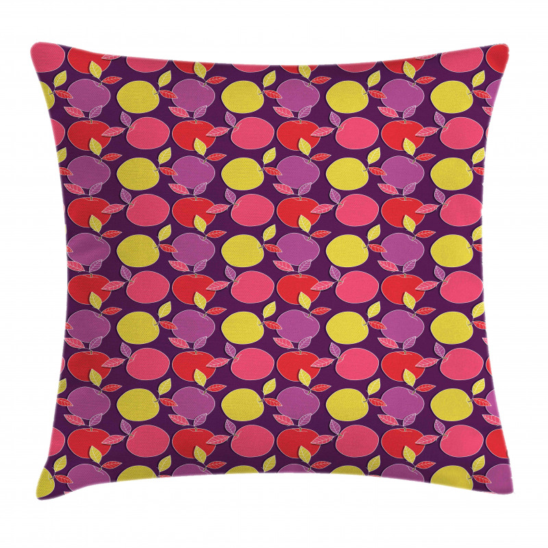 Colorful Fresh Cartoon Fruit Pillow Cover