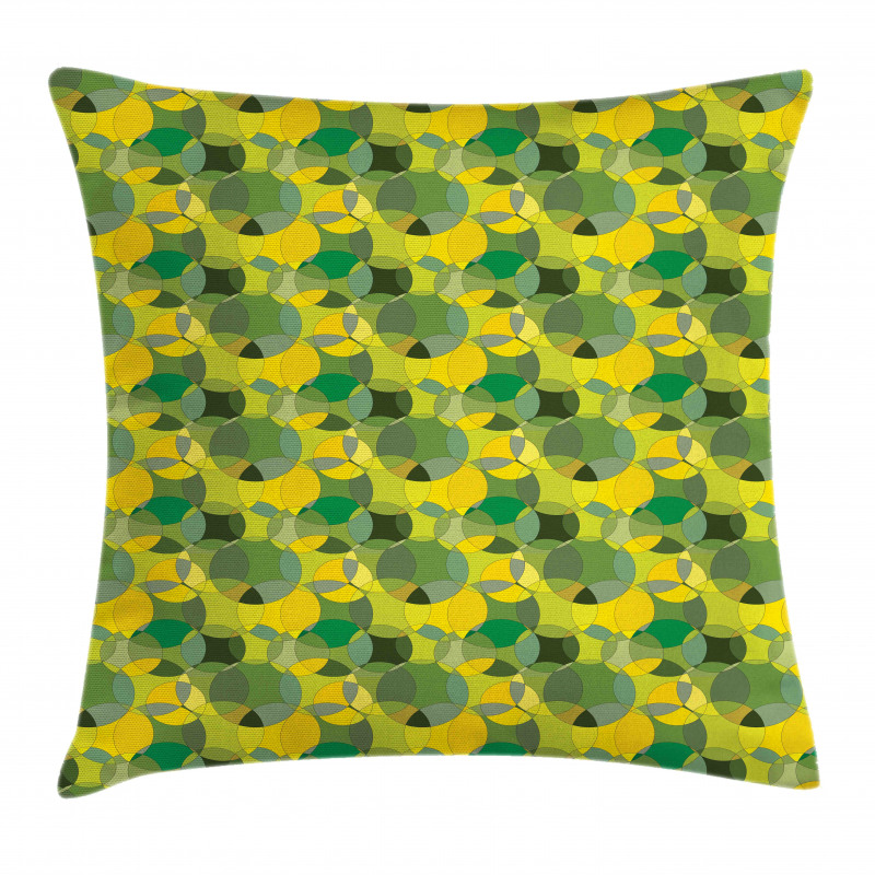 Natural Modern Circles Pillow Cover