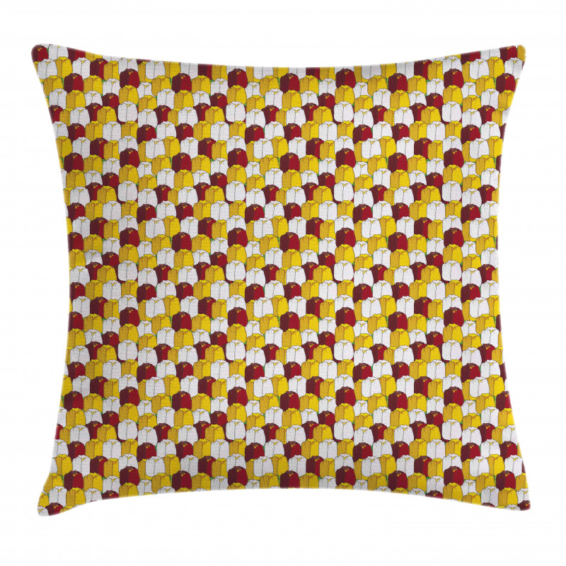 Digital Scenery of Tulips Pillow Cover