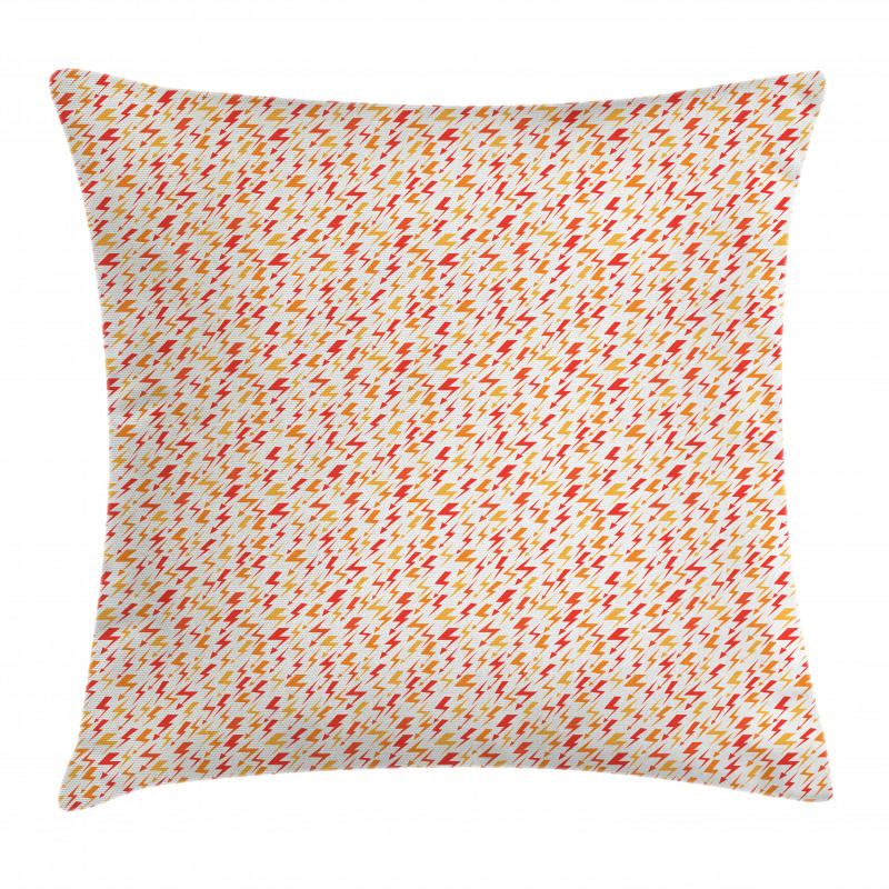 Zigzags Thunderbolt Design Pillow Cover
