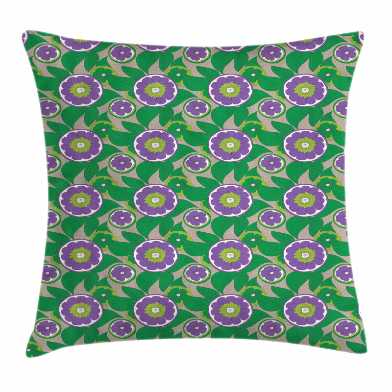 Hand Drawing Fruits Leaves Pillow Cover