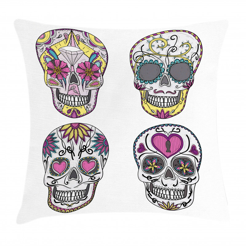 Colorful Mexican Pillow Cover