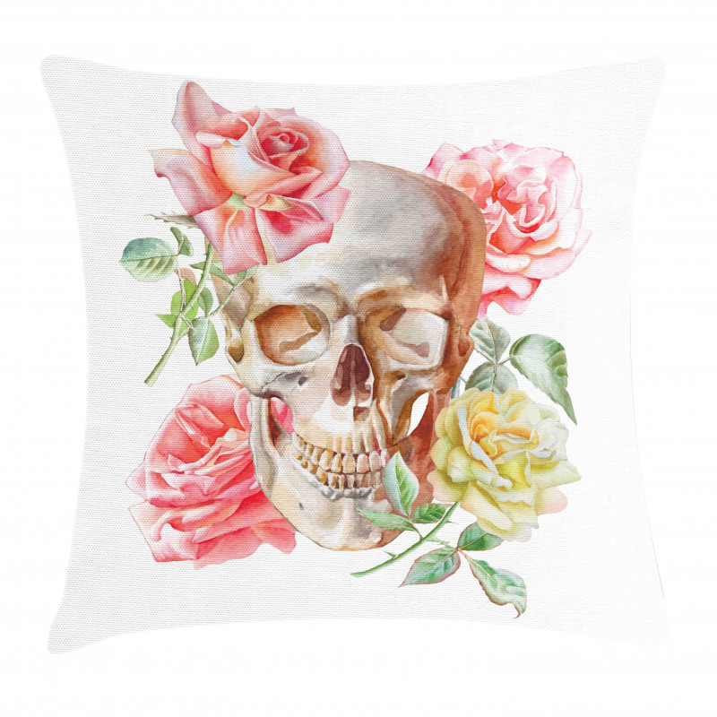 Romantic Roses Floral Pillow Cover