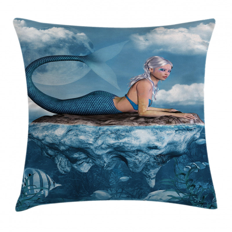 Mythical Sea Graphic Pillow Cover