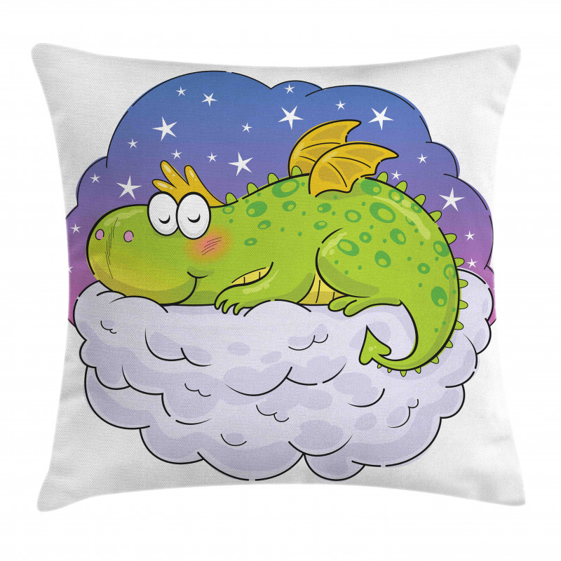 Nighttime Sleep on a Cloud Pillow Cover