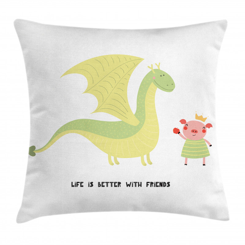 Life is Better with Friends Pillow Cover