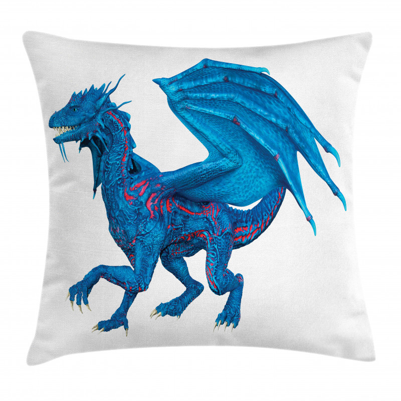 Wild Creature with Wings Pillow Cover