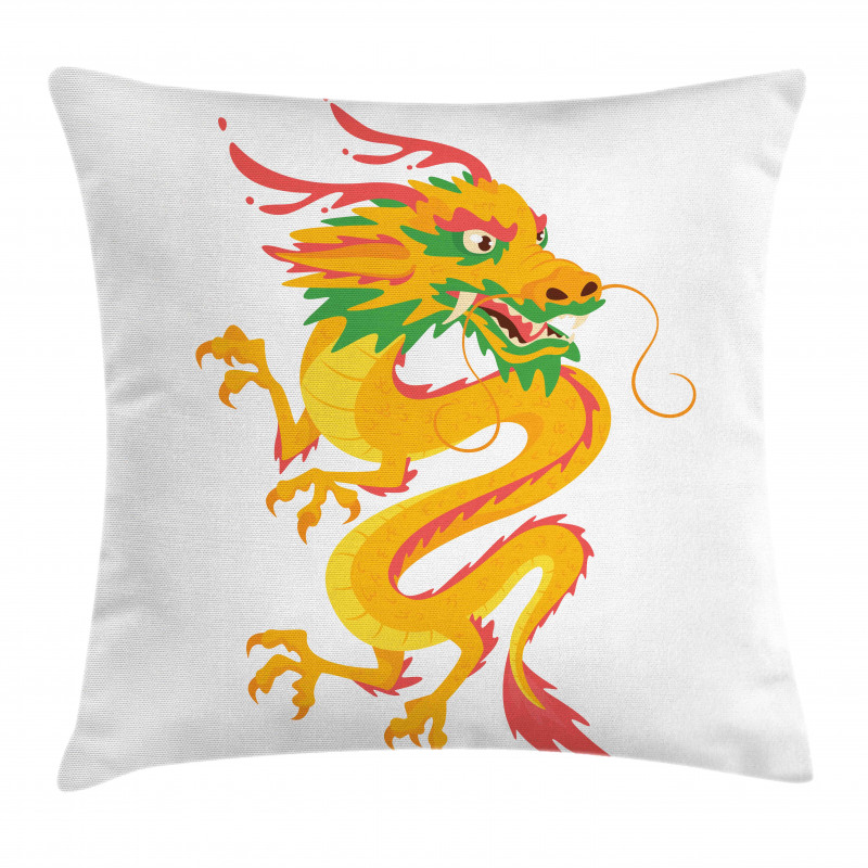 Fierce Animal Cartoon Design Pillow Cover