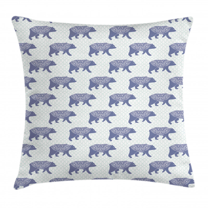 Ornaments on Forest Animal Pillow Cover