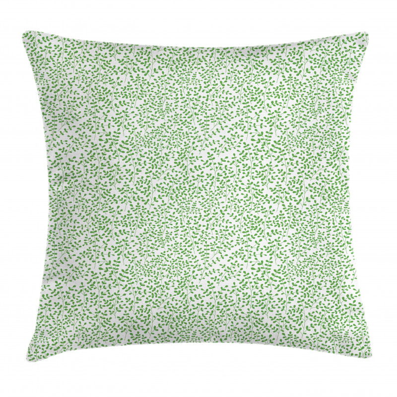 Simplistic Branches Plants Pillow Cover