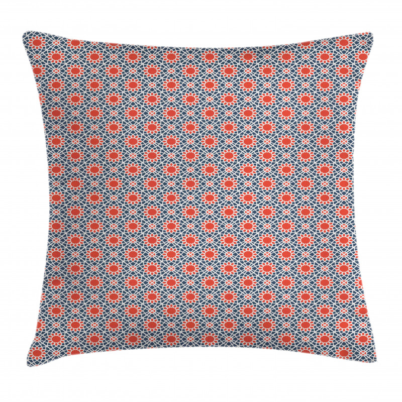 Intertwined Floral Motifs Pillow Cover