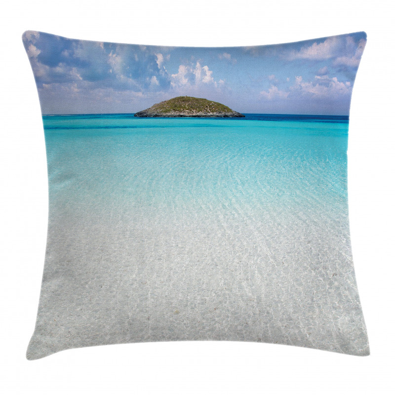 Carribean Ocean Island Pillow Cover