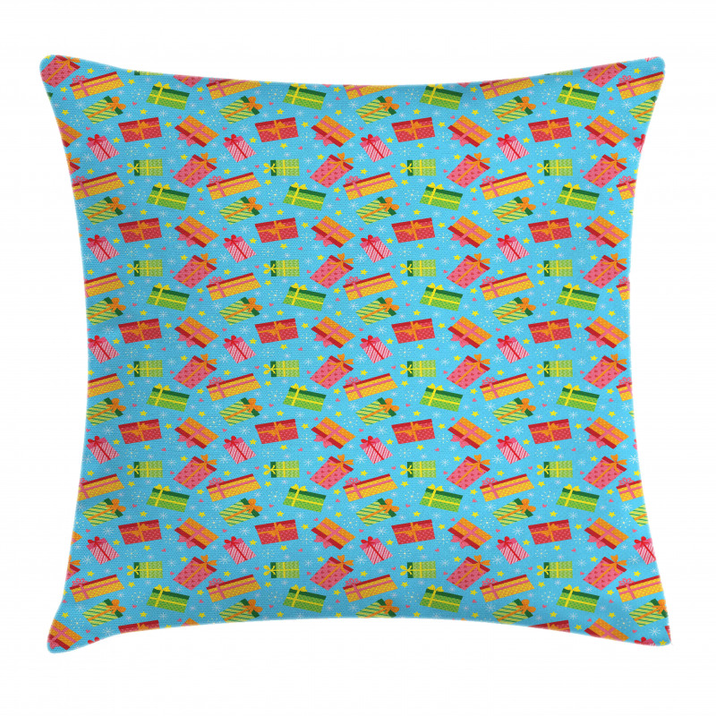 Colorful Presents Pillow Cover