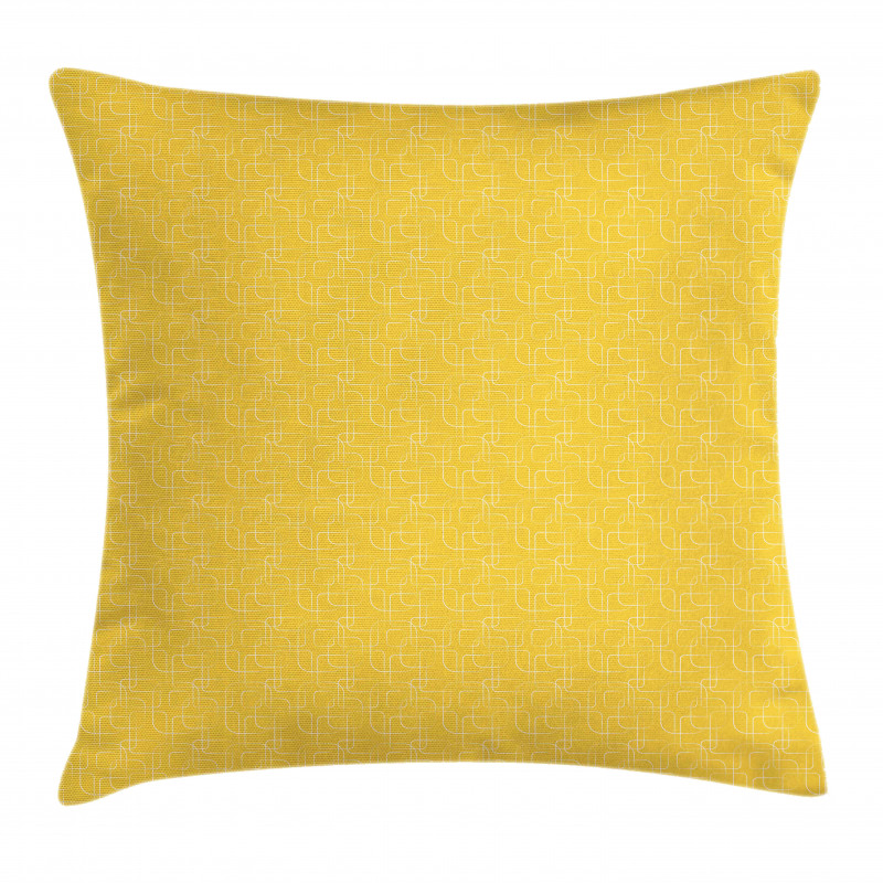 Geometric Squircles Motifs Pillow Cover