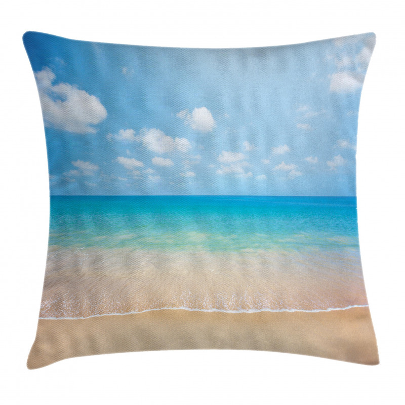 Tropical Sea Coast Sky Pillow Cover