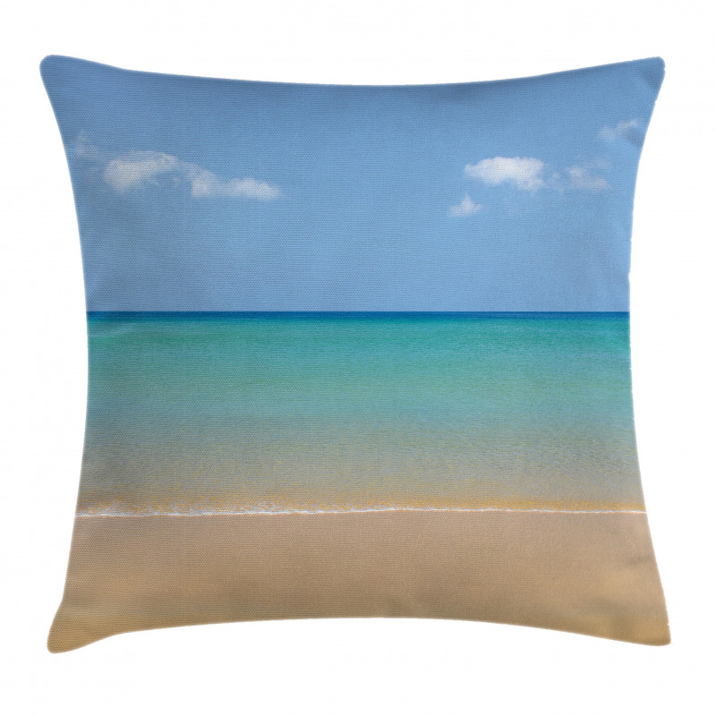 Calm Beach Hot Sun Pillow Cover