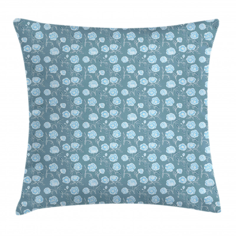 Rose Flowers in Pastel Art Pillow Cover