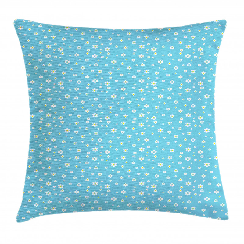 Spring Flower Pastel Motifs Pillow Cover