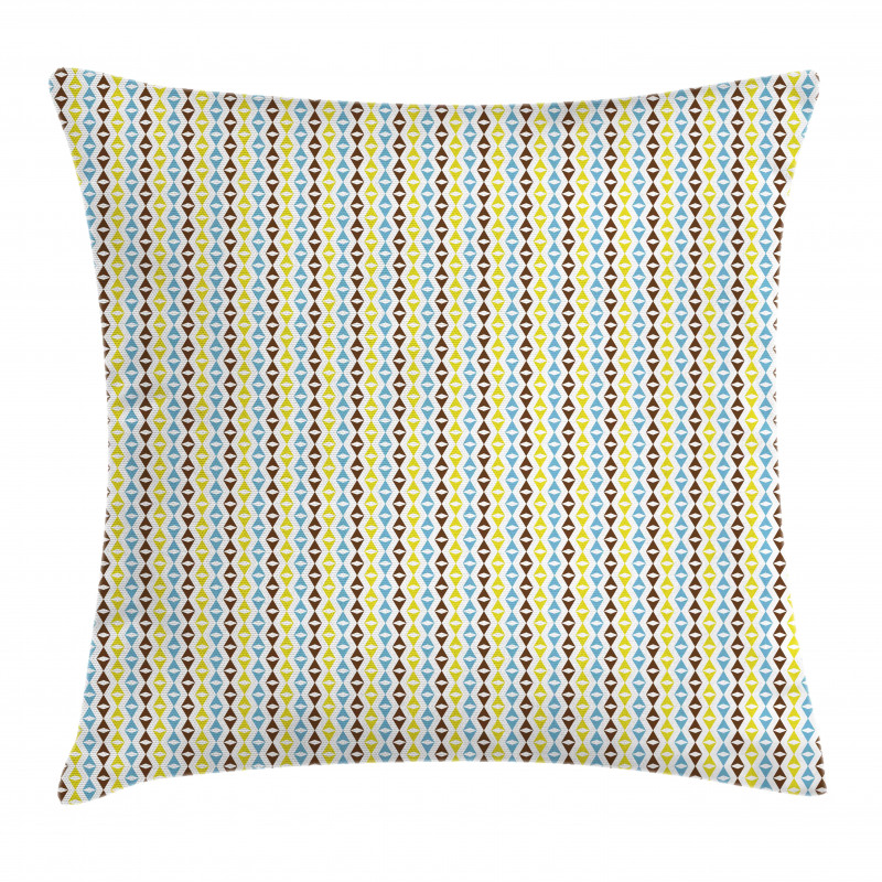 Diamond Shaped Elements Pillow Cover