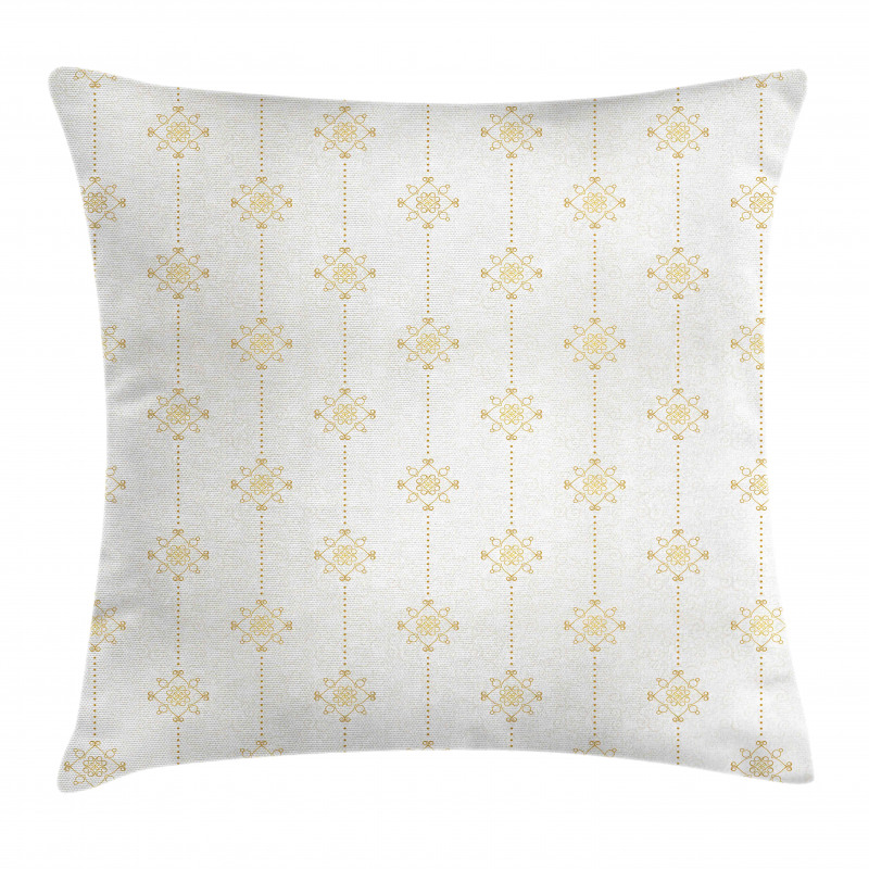 Horizontal Ornates Art Pillow Cover