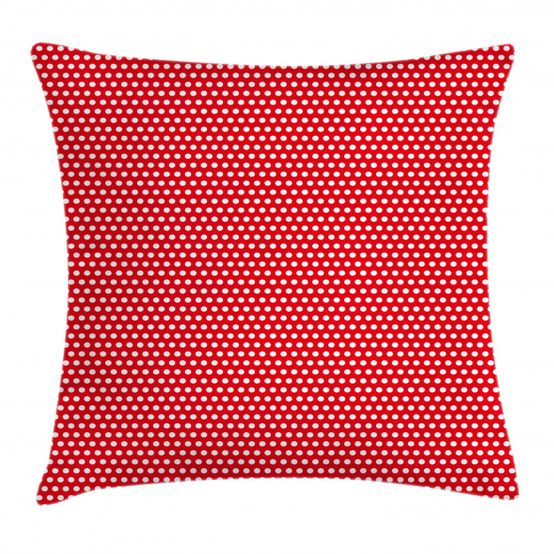 Vivid Retro Dots Art Pillow Cover