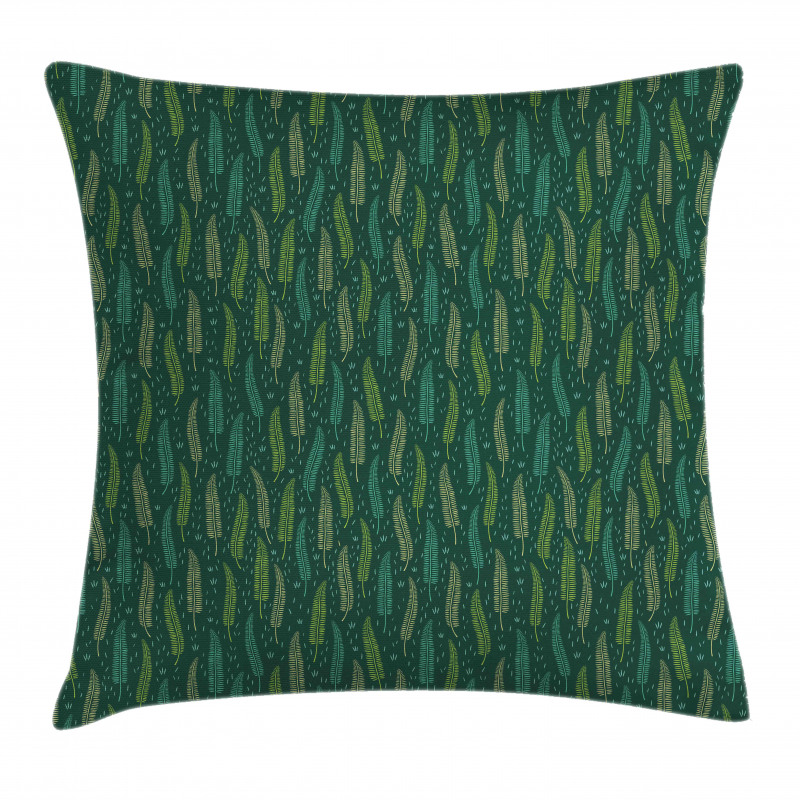 Exotic Tropic Hawaii Leaves Pillow Cover