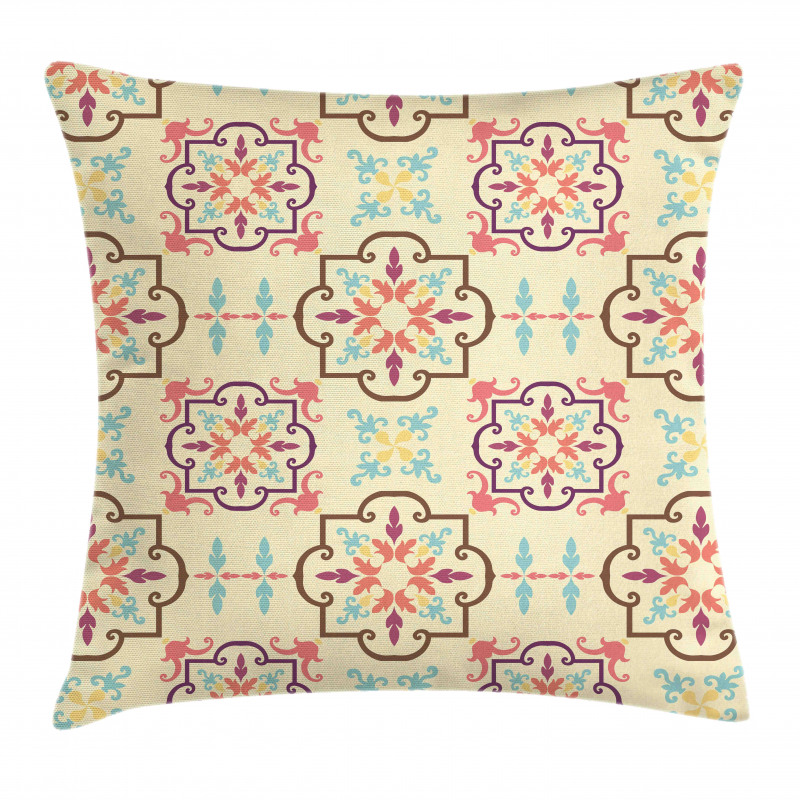 Art Floral Themed Design Pillow Cover