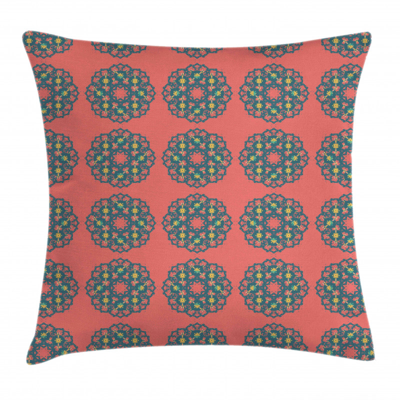 Floral Image Pillow Cover