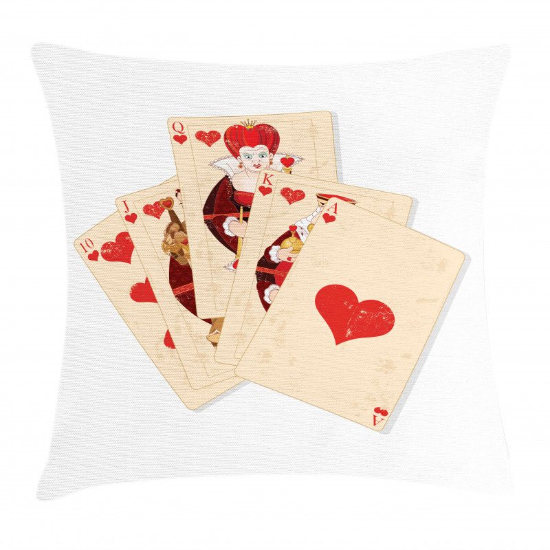 Gambler Queen Pillow Cover