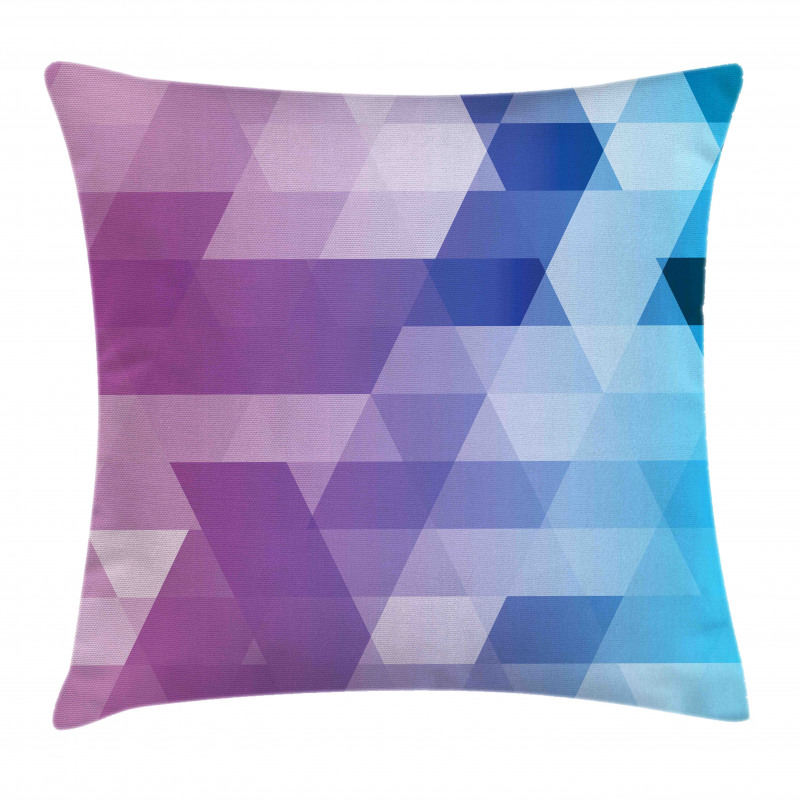 Fuchsia and Aqua Tones Art Pillow Cover