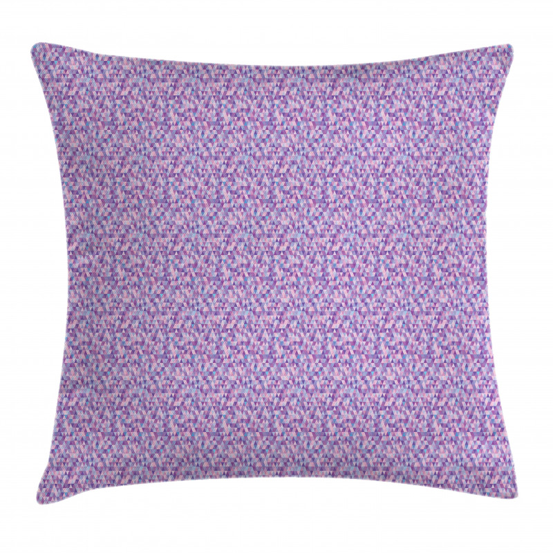 Cheerful Polygon Triangles Pillow Cover