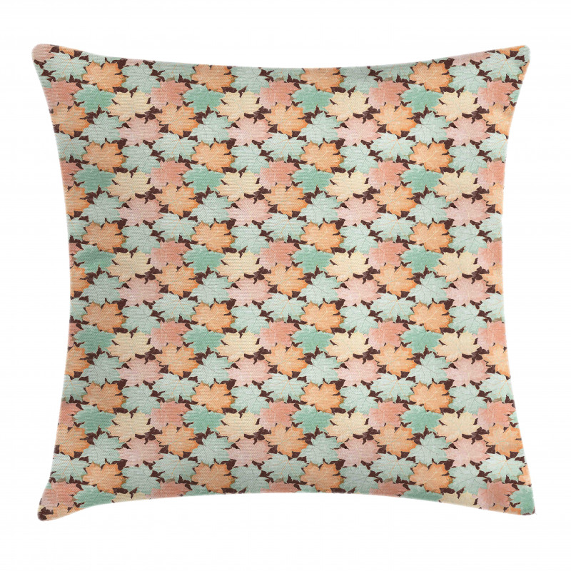 Seasonal Leaf Silhouettes Pillow Cover