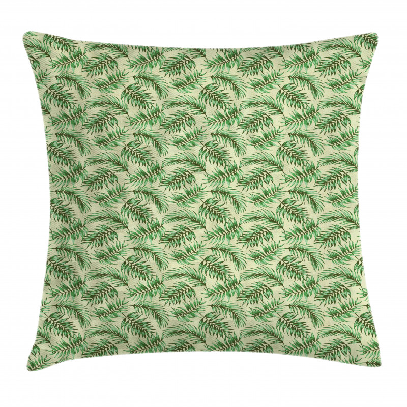 Jungle Foliage Luau Vibes Pillow Cover