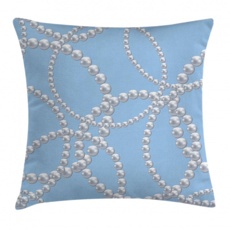 Pearl Necklace Bracelet Pillow Cover