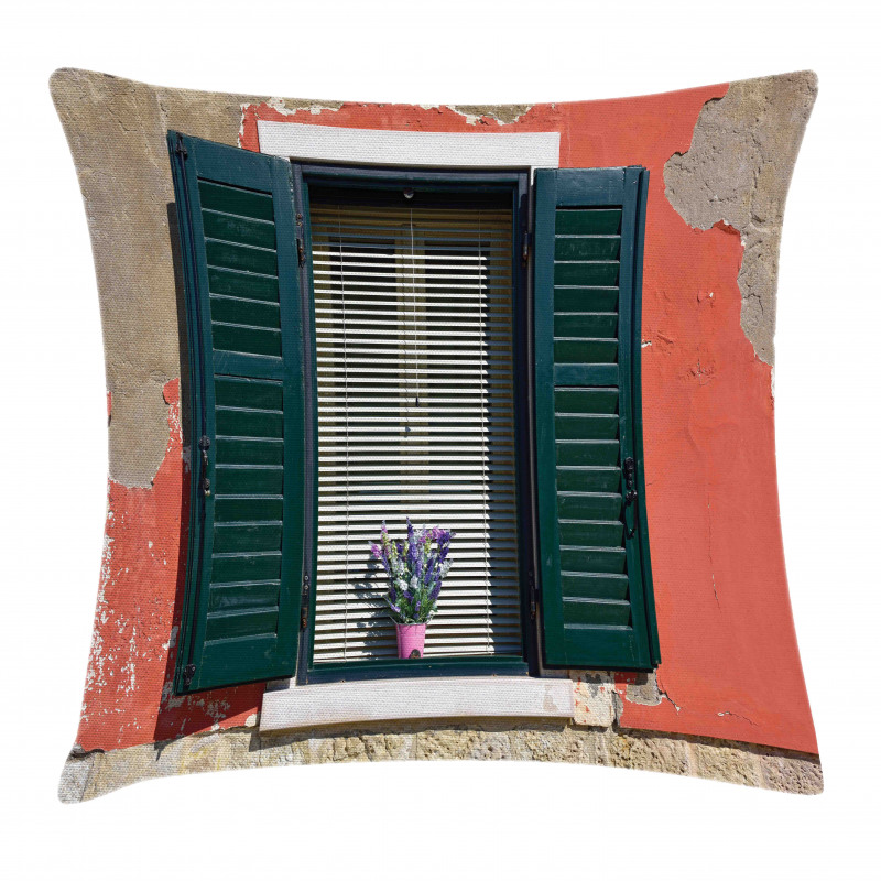 Old Italian Stone House Pillow Cover