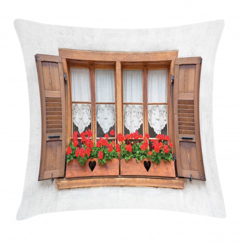 European Rustic Shutters Pillow Cover