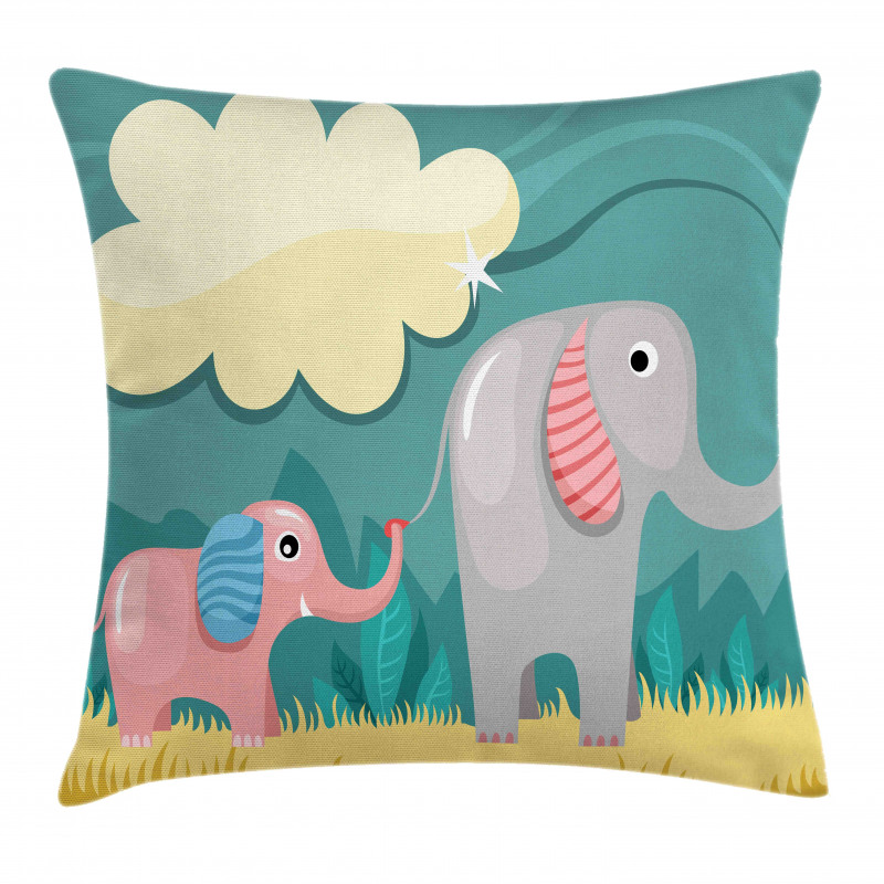 Pastel Baby Animal Pillow Cover