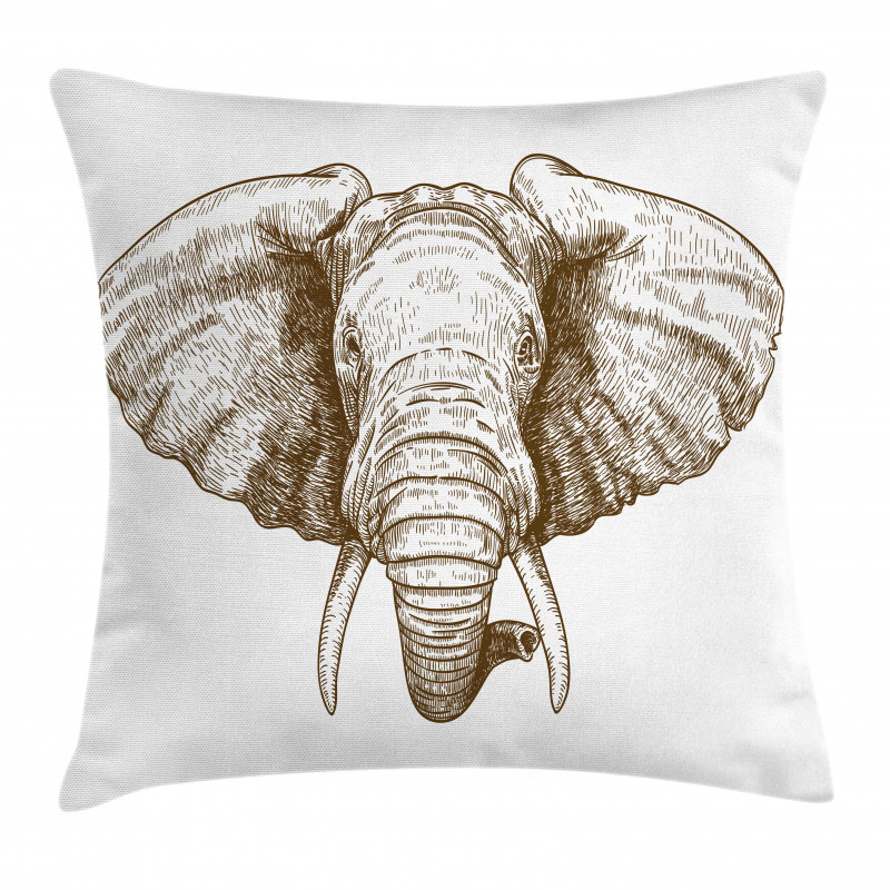 Animal Portrait Pillow Cover