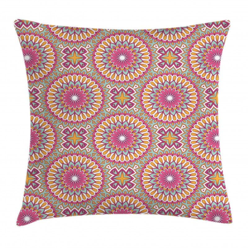 South Eastern Floral Art Pillow Cover